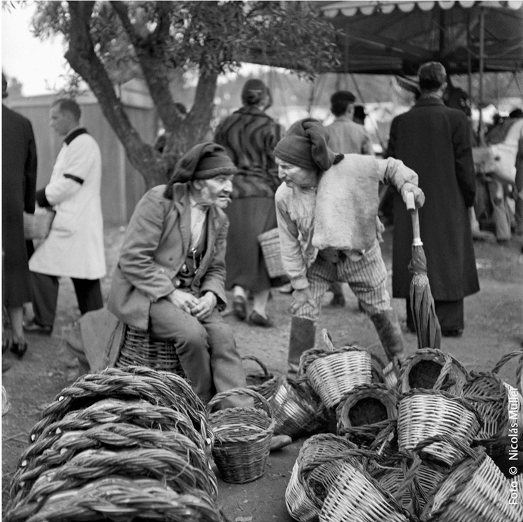 Nicolás Muller. Mercado de Vilar Formoso IV. 1939 Archivo Regional de la Comunidad de Madrid. Fondo Nicolás Muller