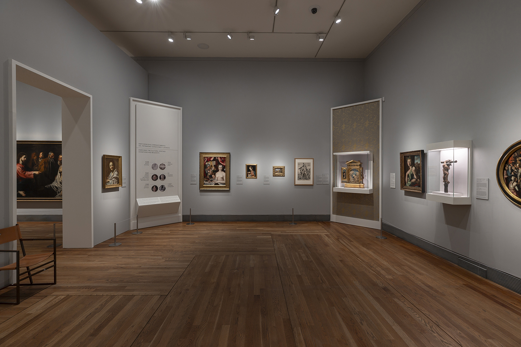 Imagen de las salas de la exposición “Prado. Siglo XXI”. Foto © Museo Nacional del Prado