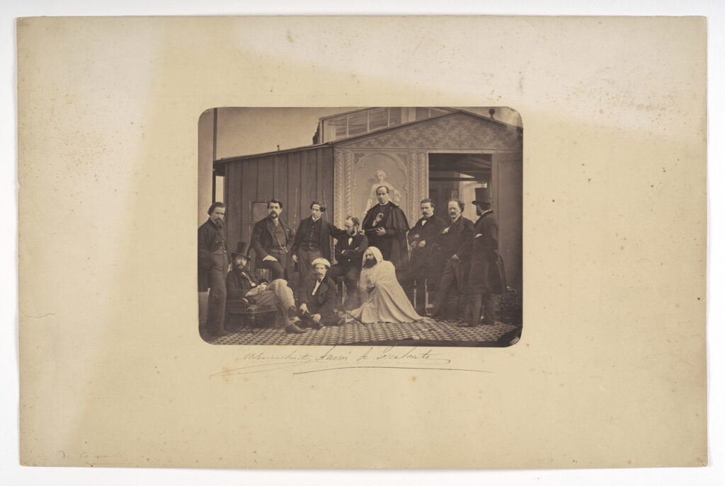 Estudio de Altobelli y Molins. Artistas españoles en Roma, 1861. Museo Nacional del Prado