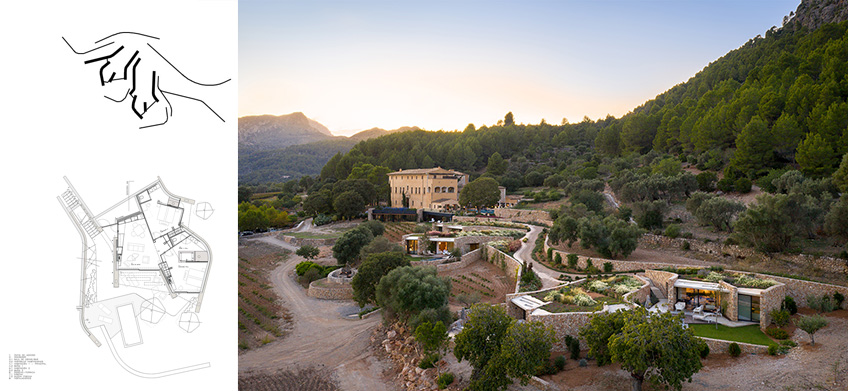 Carme Pinós. Hotel Son Brull, Pollença, Mallorca