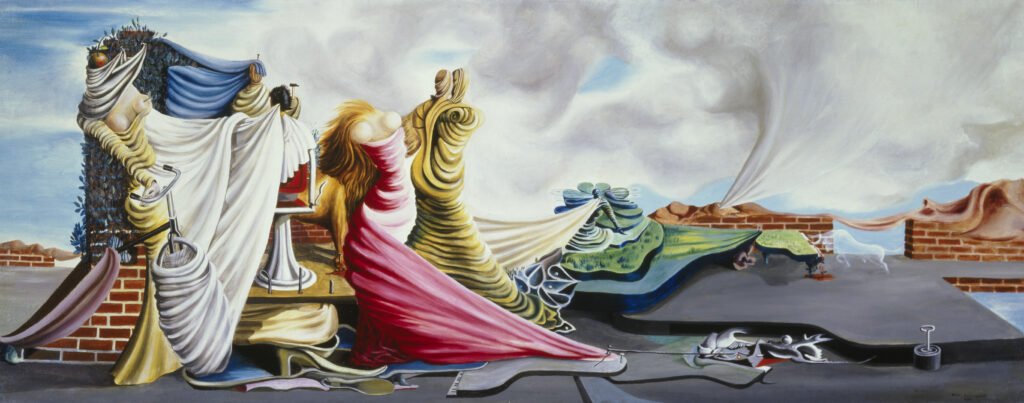 Óscar Domínguez. Personajes surrealistas, 1937. Colección particular. © Óscar Domínguez, VEGAP, Málaga, 2025