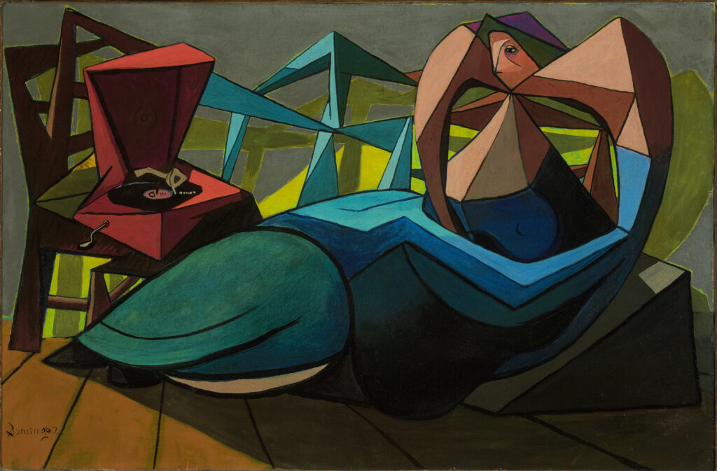 Óscar Domínguez. La Venus del Ebro, 1943. Colección particular, Madrid. © Óscar Domínguez, VEGAP, Málaga, 2025