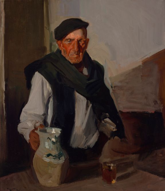 Joaquín Sorolla. Bebedor vasco (Juan Ángel), 1910. Museo de Málaga
