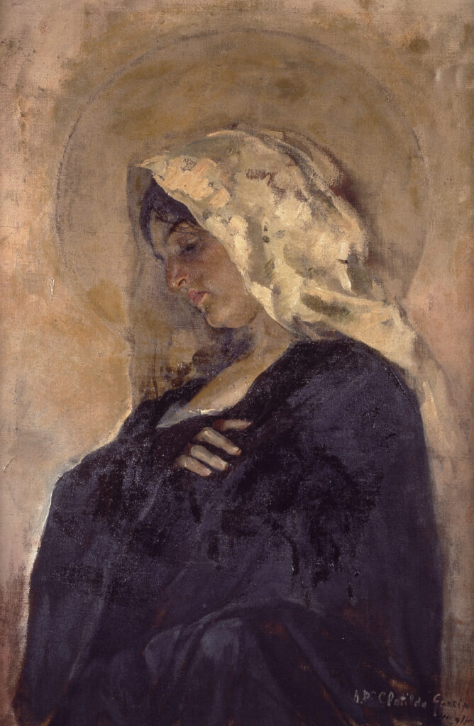 Joaquín Sorolla. Virgen María, hacia 1885-1887. Museo de Bellas Artes de Valencia