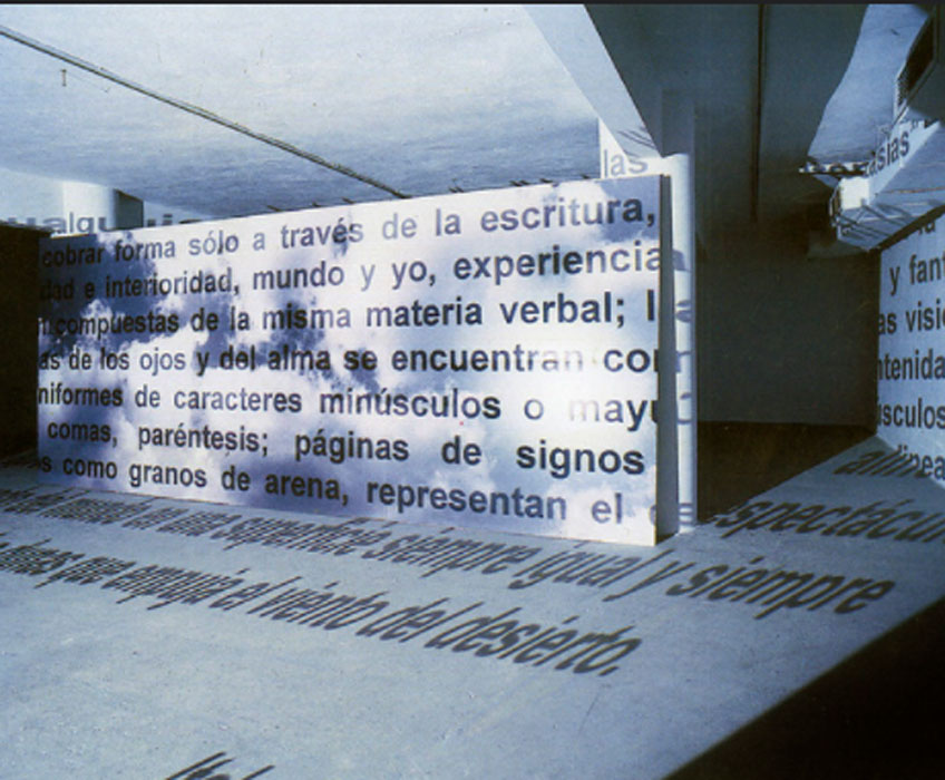 Ana Teresa Ortega. La biblioteca, una metáfora del tiempo, 1998