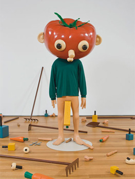 Paul McCarthy. Tomato Head (Green), 1994