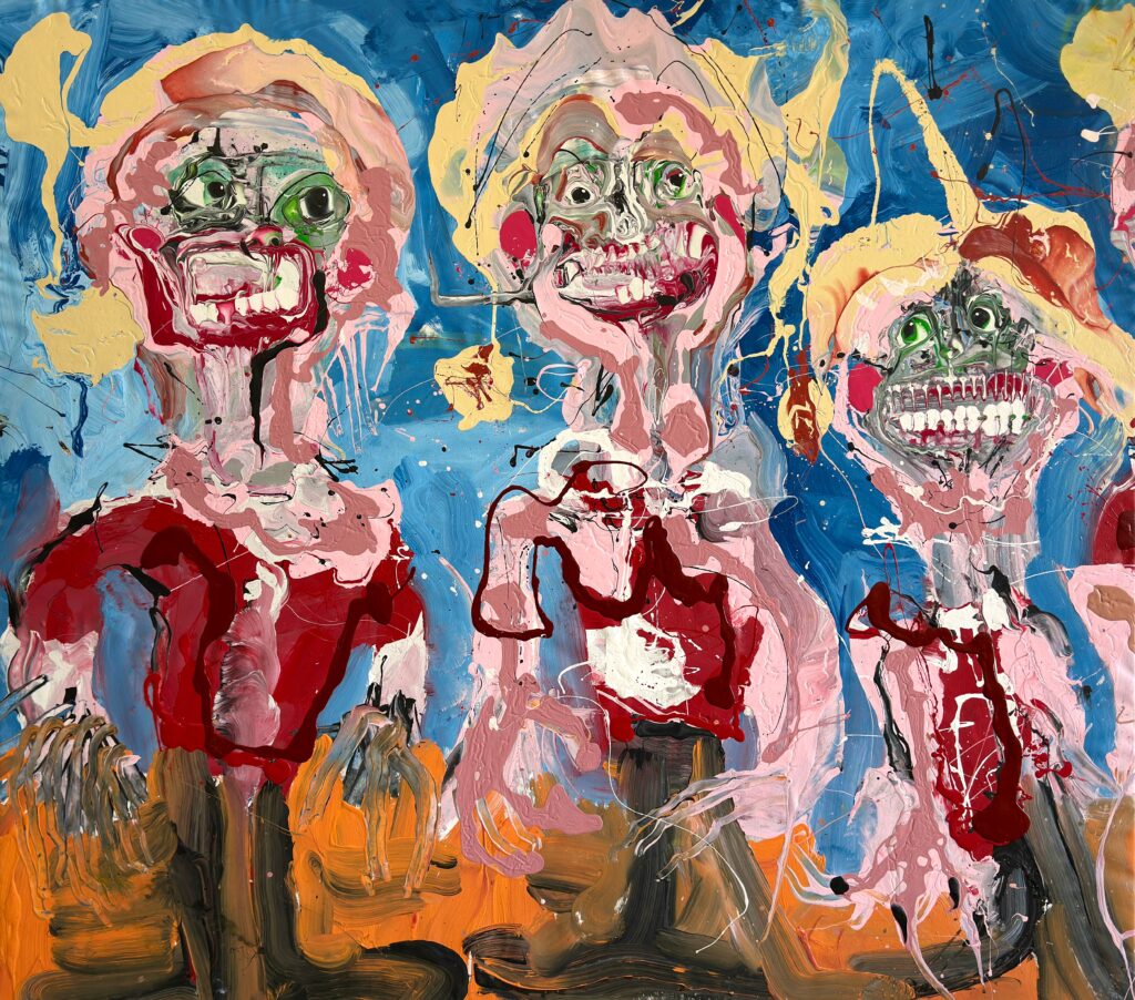 Thomas Dillon. The Lounge Room Trio, 2025. Cortesía Opera Gallery