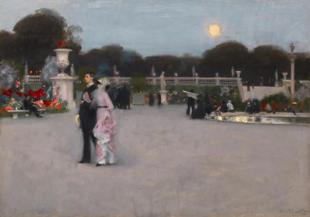 John Singer Sargent. Dans le jardin du Luxembourg, 1879. The Philadelphia Museum of Art