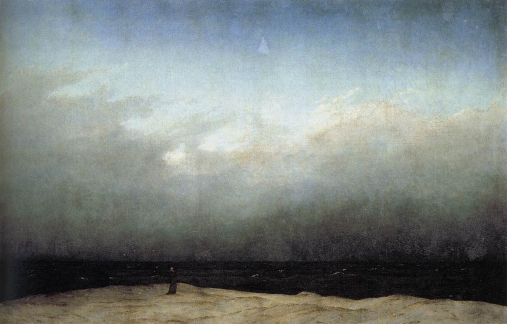 Friedrich. Monje junto al mar