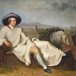 Tischbein. Goethe en la campiña romana, 1787
