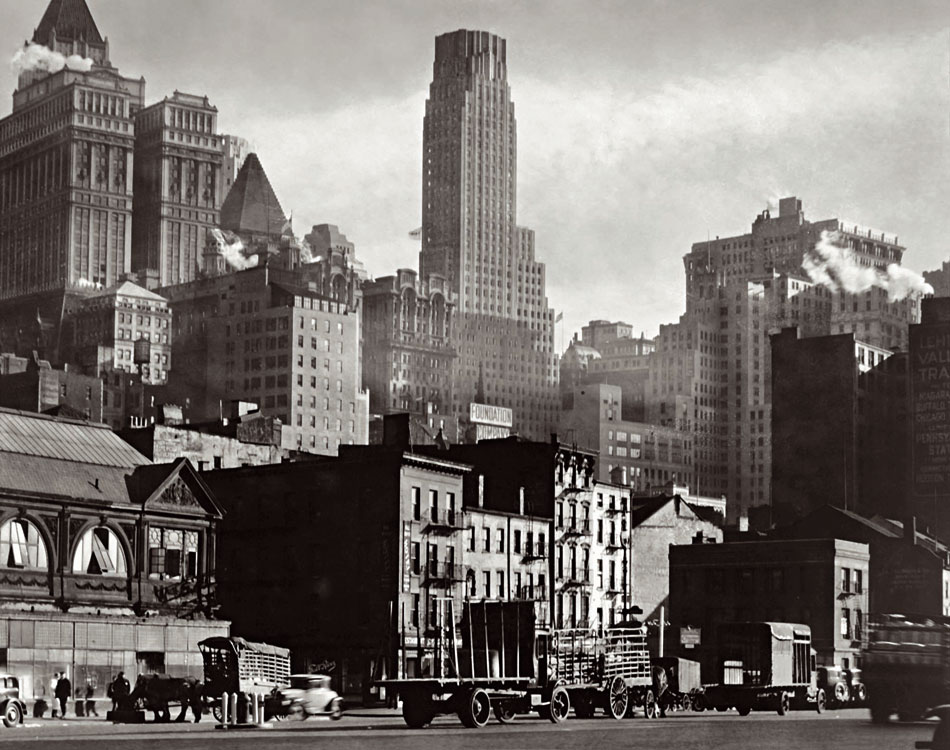 Berenice Abbott. West Street, 1932. © Getty Images/Berenice Abbott