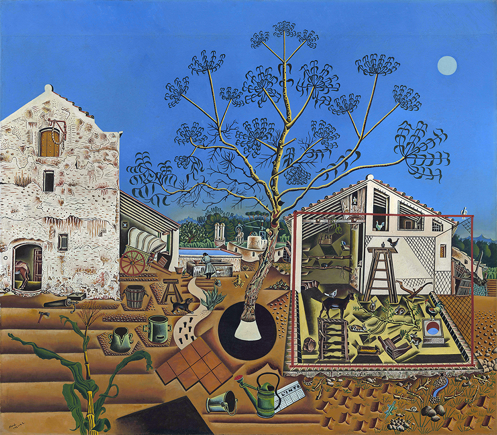 Joan Miró. La masía, 1921-1922. National Gallery of Washington