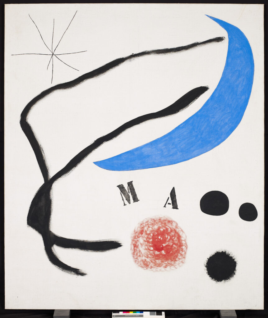 Joan Miró. Poema III, 1968. Fundació Joan Miró