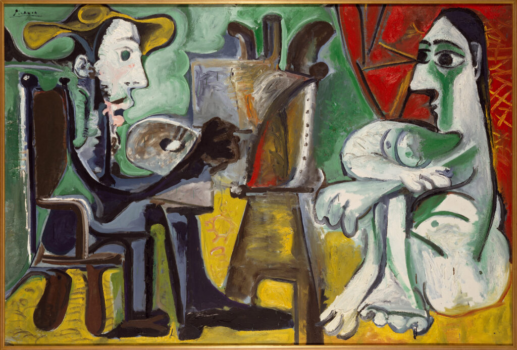 Pablo Picasso. El pintor y la modelo, 1963. Museo Nacional Centro de Arte Reina Sofía