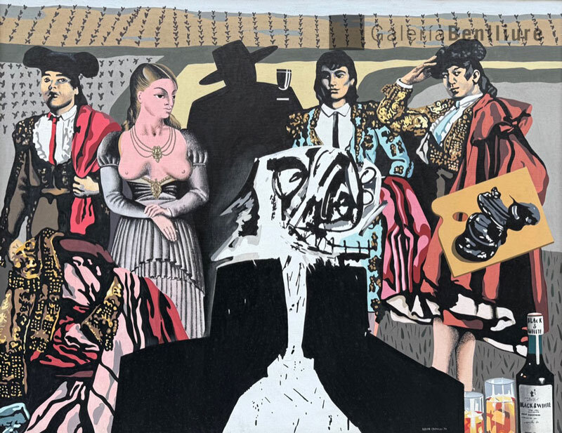 Equipo Crónica. Picnic torero, 1974. Colección Fernando Saludes