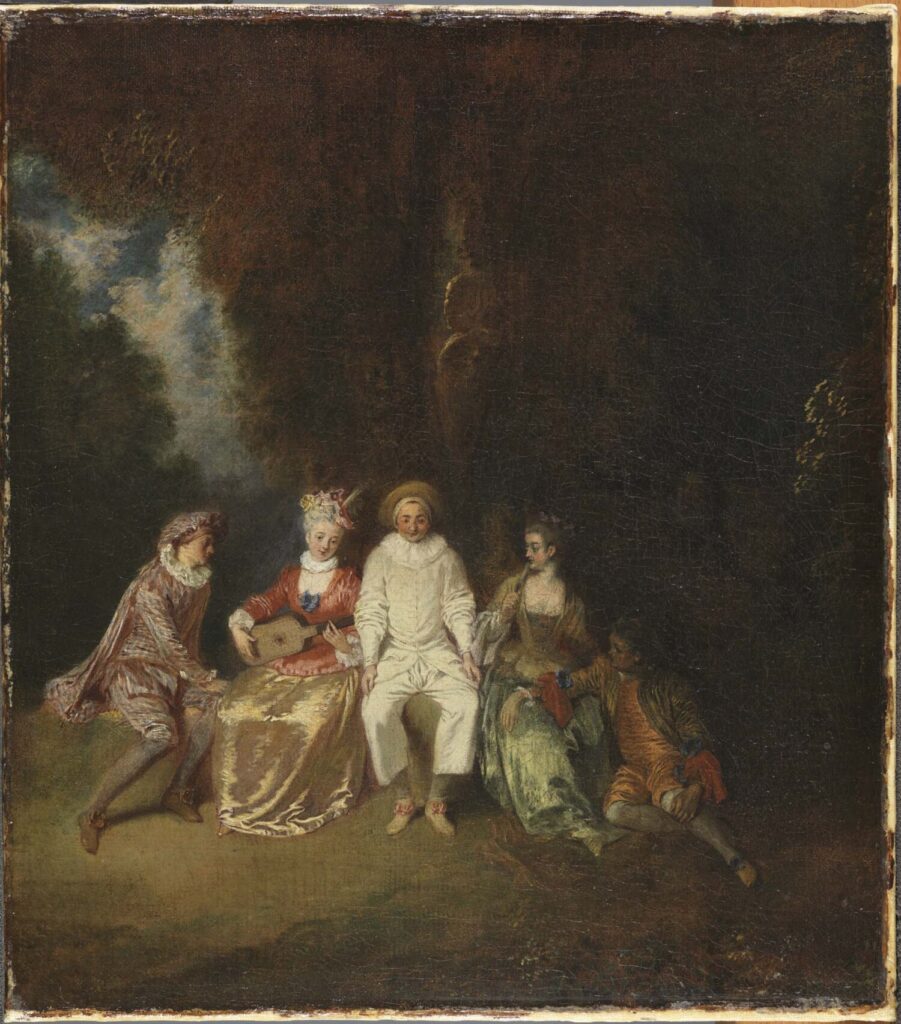 Antoine Watteau, Pierrot content, Madrid © Museo Nacional Thyssen-Bornemisza