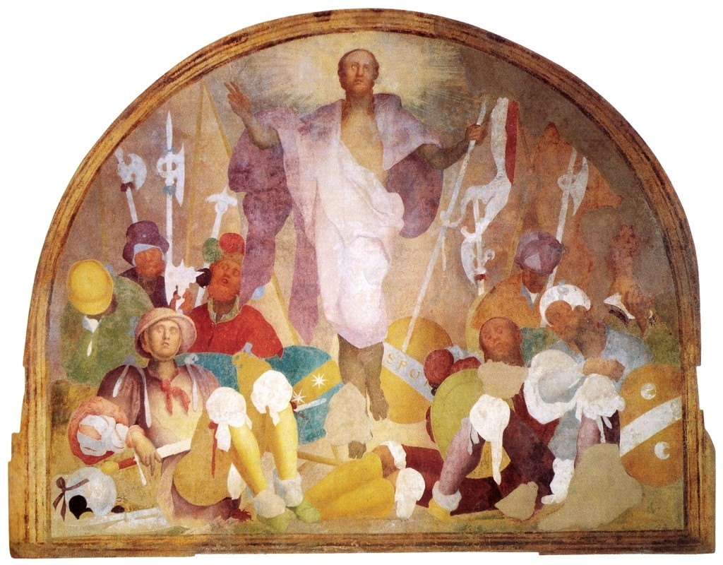 Pontormo. Resurrezione, 1523 - 1525. San Lorenzo al Galluzzo 