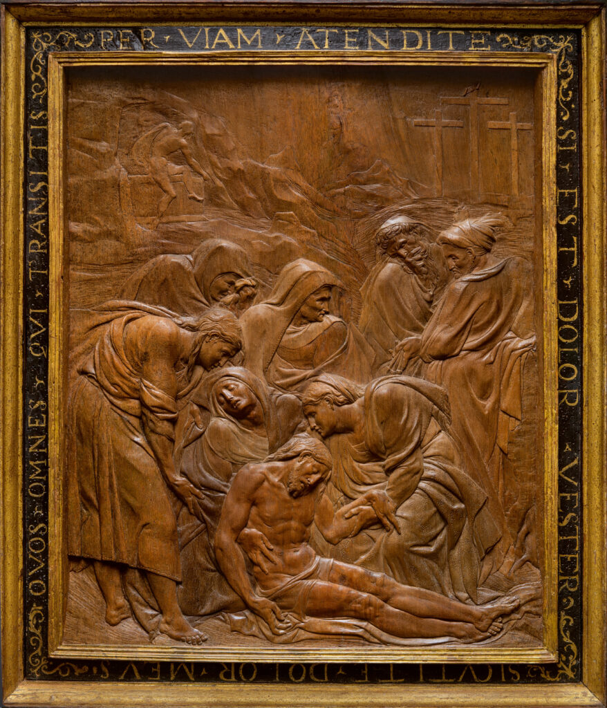 Bartolomé Ordóñez. Lamentación sobre Cristo muerto, hacia 1517-1518. Colección particular