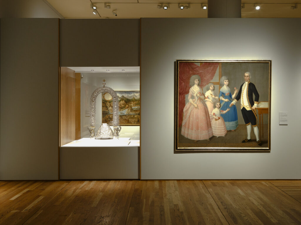 Imagen de la sala de la exposición “Tornaviaje. Arte Iberoamericano en España”. Foto © Museo Nacional del Prado