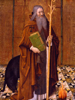 Joan Reixach. San Antonio Abad, 1440 - 1450