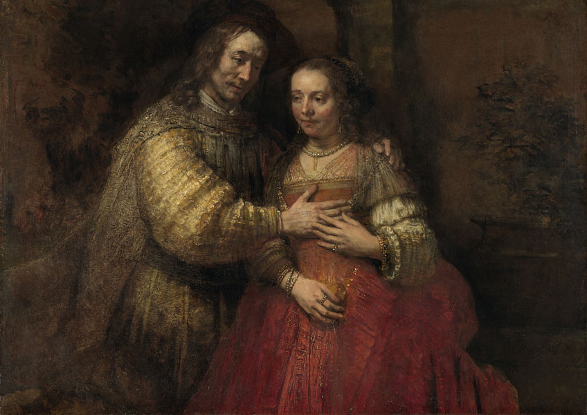 Rembrandt. La novia judía, hacia 1665-1669. Rijksmuseum Ámsterdam
