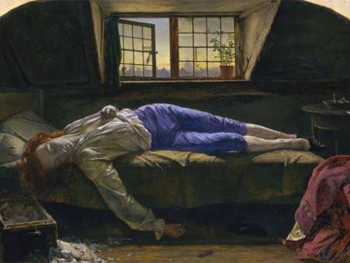 Henry Wallis. Chatterton, 1856