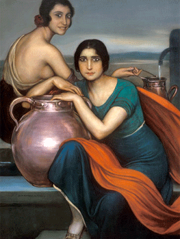 Julio Romero de Torres. Las hermanas de Santa Marina, 1915. Fundación Caja Rural de Córdoba