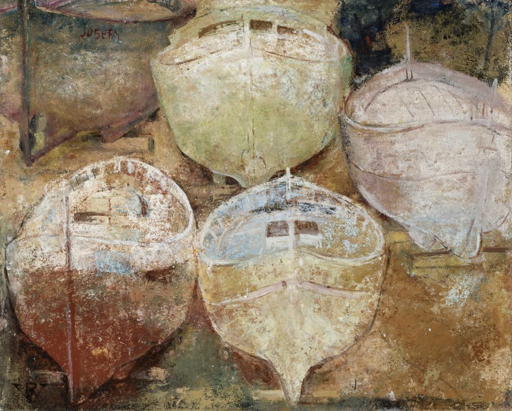 Rosario de Velasco. Barcas, hacia 1965. Colección Francisco Almazán