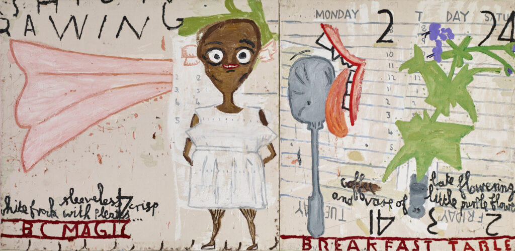 Rose Wylie. Bagdad Cafe (Film Notes), 2015. British Council Collection