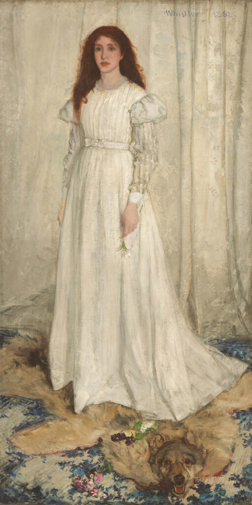 Whistler. Symphony in White, No. 1: The White Girl, 1862. National Gallery of Art, Washington 