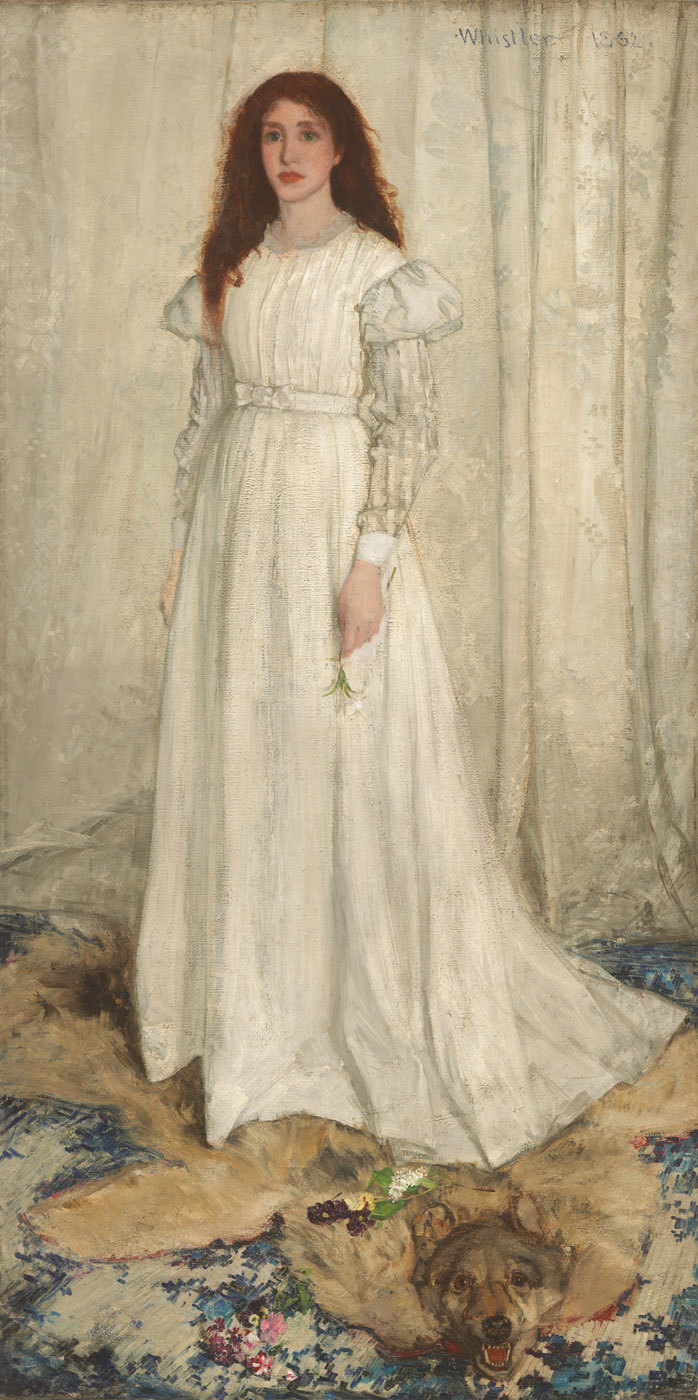 Whistler. Symphony in White, No. 1: The White Girl, 1862. National Gallery of Art, Washington