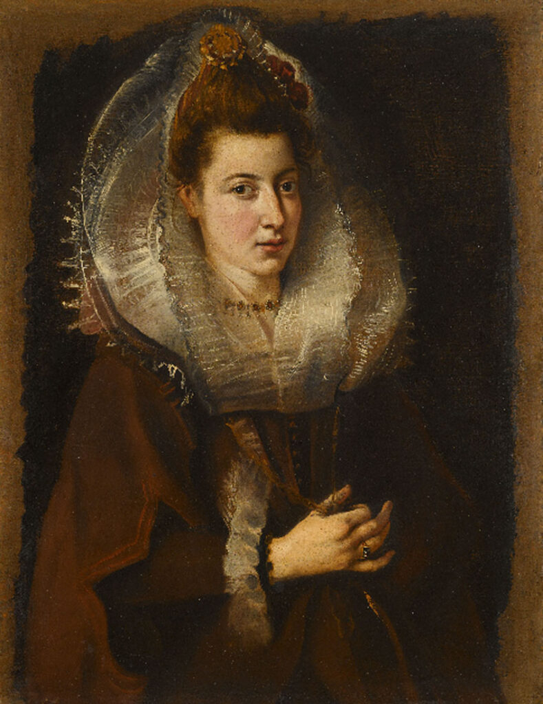 Rubens. Retrato de joven mujer con collar. Colección privada, en préstamo en el MFA Houston