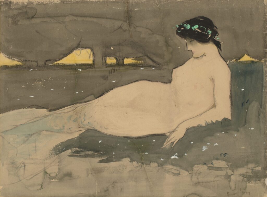 Joaquín Torres-García. Sirena, hacia 1898-1900