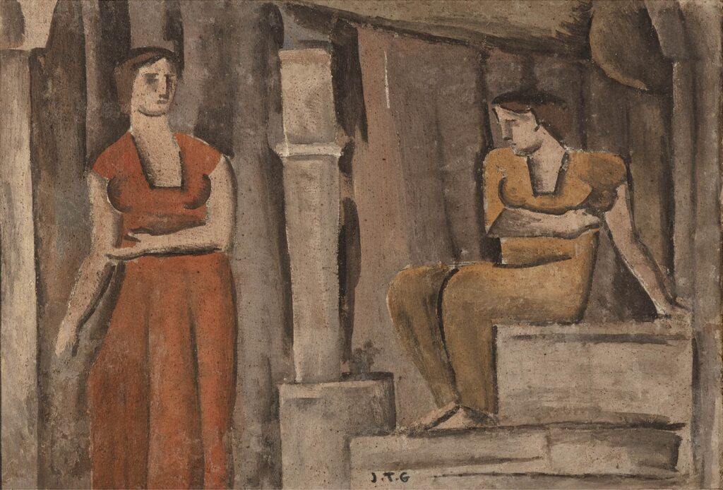 Joaquín Torres-García. Dos figuras, 1927