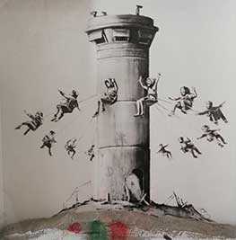Salon du Connaisseur. Banksy. The walled of Hotel, 2017