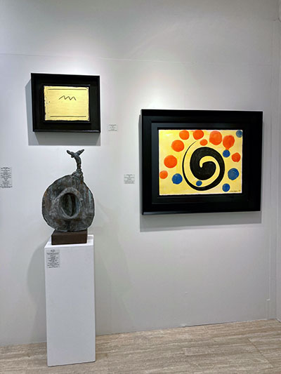 SAM 2021. Galería Marc Calzada. Calder, Miró, Hernández Pijuan...