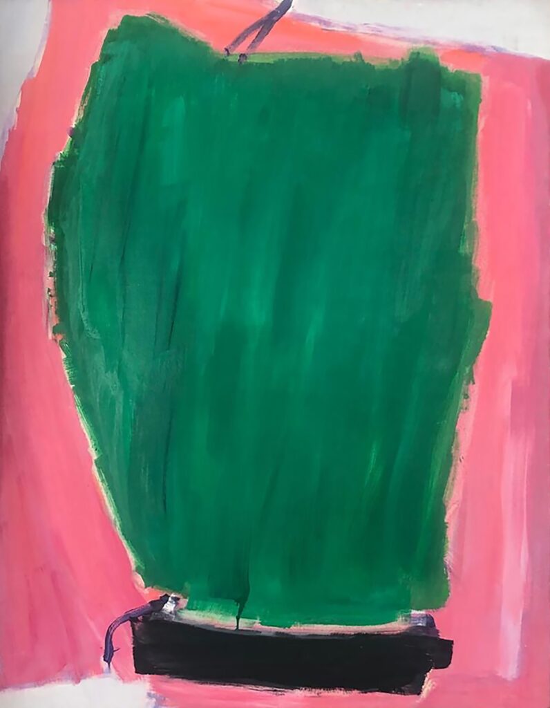 José Guerrero, Serie Sur con verde, 1981. Galería del Cisne