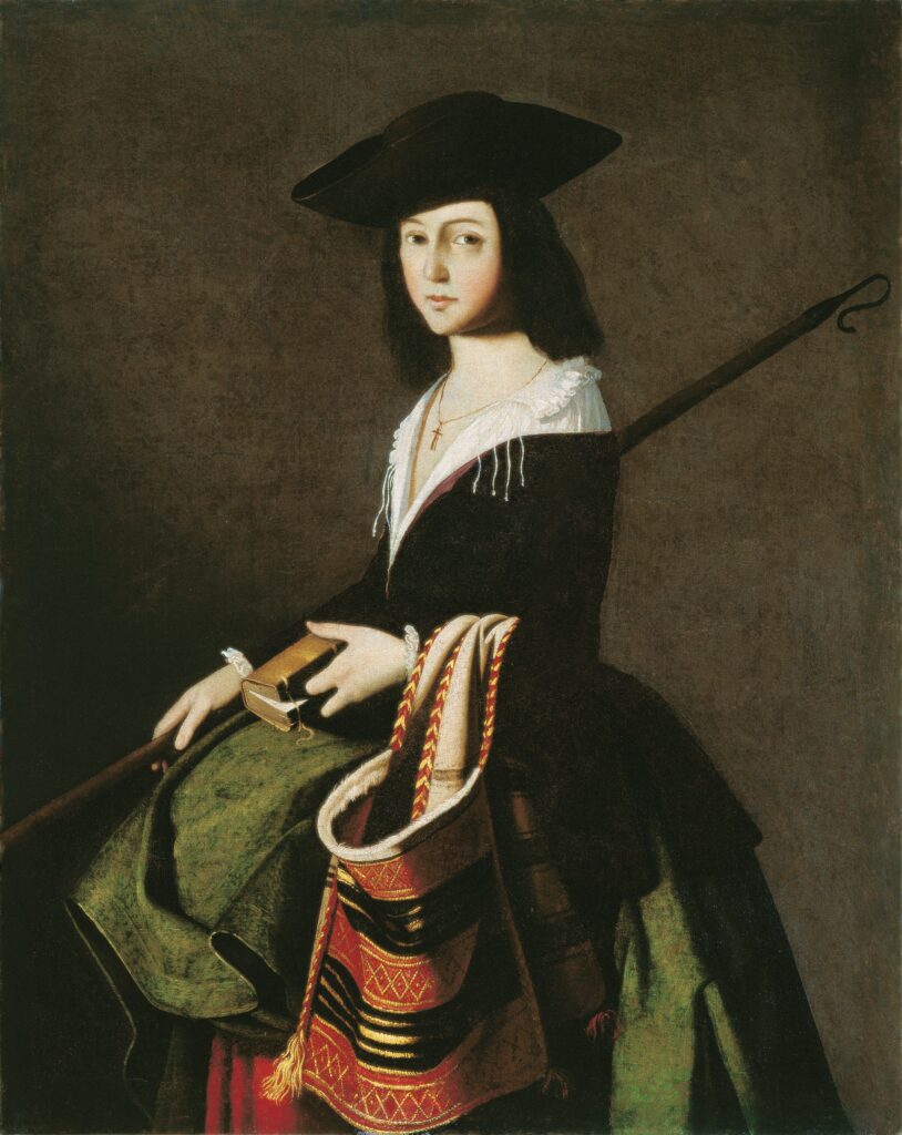 Francisco de Zurbarán. Santa Marina, hacia 1640-1650. Colección Carmen Thyssen-Bornemisza en préstamo gratuito al Museo Carmen Thyssen Málaga