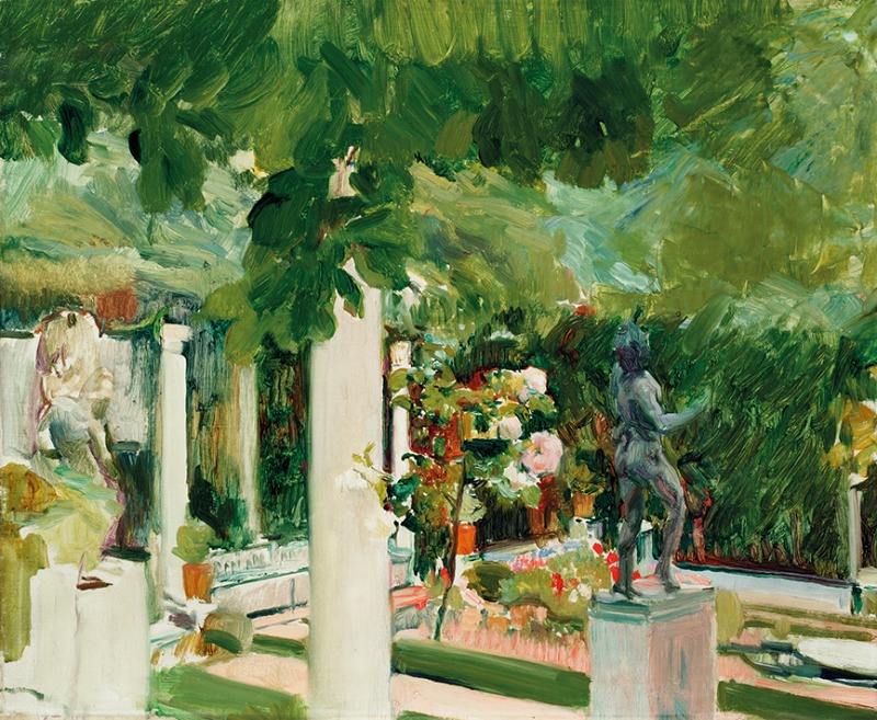Joaquín Sorolla. Jardín de la casa de Sorolla, 1918-1919. Museo Sorolla