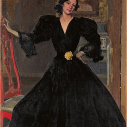 Joaquín Sorolla. Clotilde con traje negro, 1906. The Metropolitan Museum of Art, Nueva York