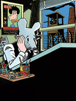 Art Spiegelman. Self Portrait with Maus Mask, 1989. Cortesía del artista