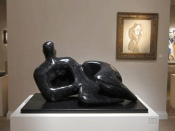 Henry Moore. Reclining Figure, 1977. Landau Fine Art