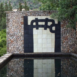 Eduardo Chillida. Mural G-103. Galería Mayoral