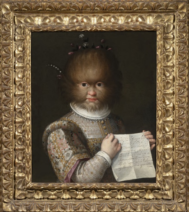 Lavinia Fontana. Retrato de Antonietta Gonzales, 1592. Rob Smeets Gallery