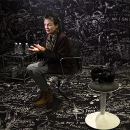 Laurie Anderson presenta en el Espacio Fundación Telefónica "Chalkroom", su premiada pieza de realidad virtual