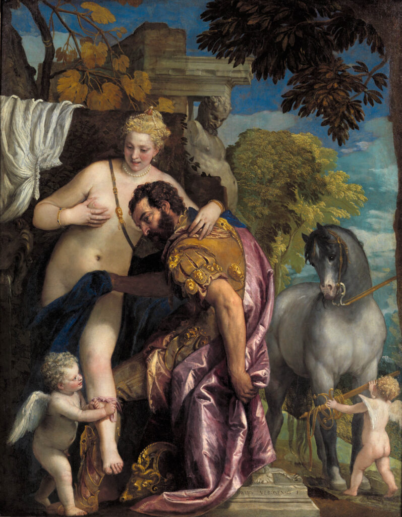 Veronés. Marte y Venus unidos por Amor, década de 1570. The Metropolitan Museum of Art, John Stewart Kennedy Fund, Nueva York