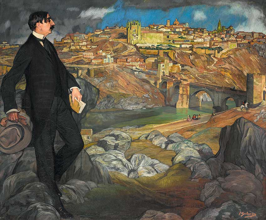 Ignacio Zuloaga. Retrato de Maurice Barres, 1913.
