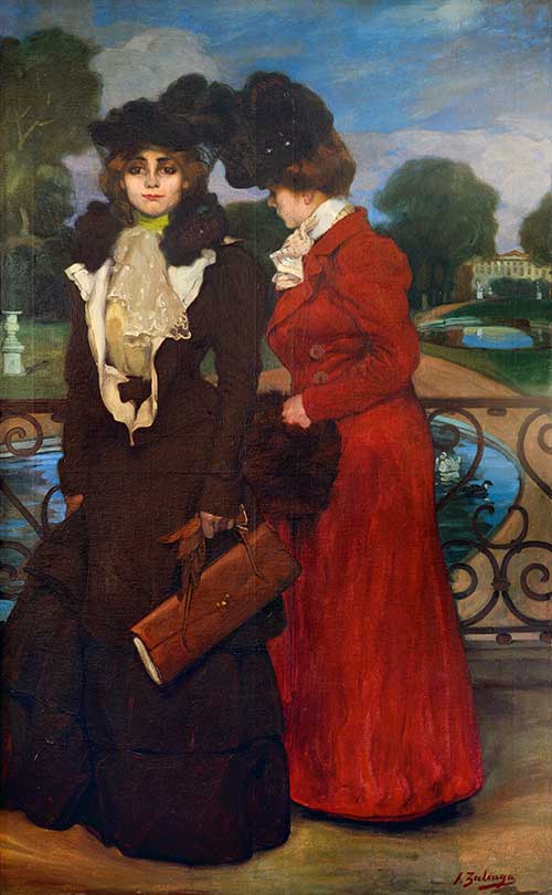 Ignacio Zuloaga. Parisienses (en St. Cloud), 1900. Exposición Zuloaga en Mapfre.