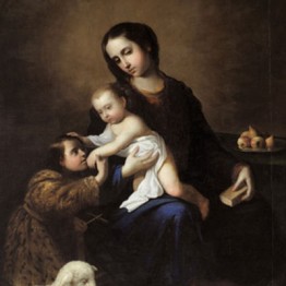 Francisco de Zurbarán. The Virgin and Child with Saint John the Baptist. 1662. Museo de Bellas Artes de Bilbao