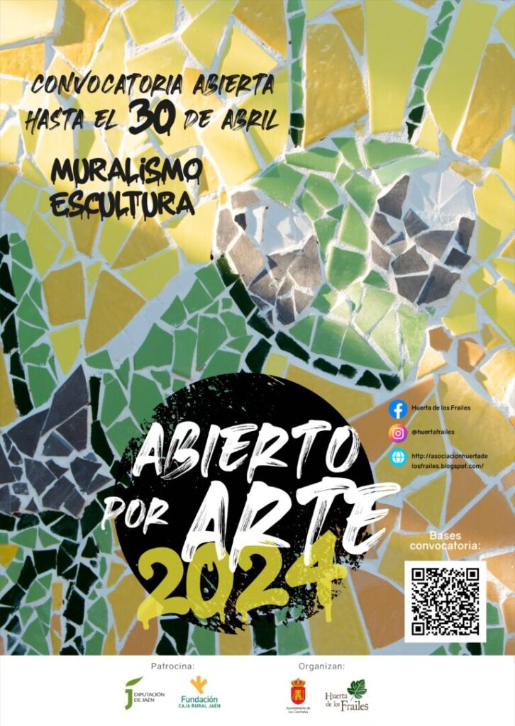 Abierto por Arte 2024. Muralismo urbano. Ayuntamiento de Cárcheles